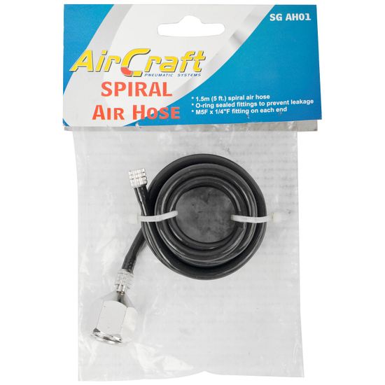 Hose Spiral Air Brush M5f X 1/4"f